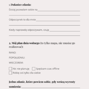 Psycholuz: Moje wolne bez wyrzutów